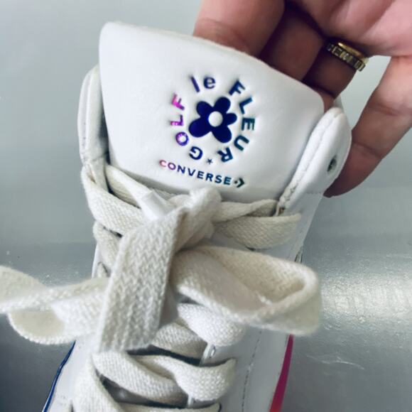 Converse Golf le Fleur One Star Ox Rainbow Sneaker Mens 11 Womens 13 LGBQ Pride - Picture 2 of 11